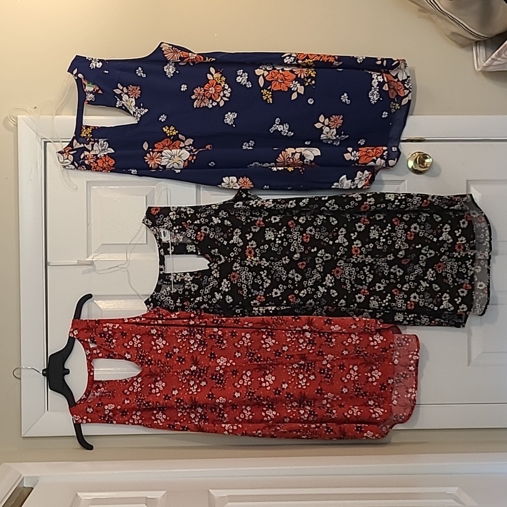Lot of 3 old navy shift/tank dresses